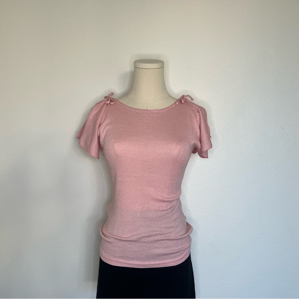 Pink Michael Stars shirt with bows